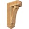 Ekena Millwork Legacy Arts and Crafts Rough Sawn Bracket w/ Offset Brace, Western Red Cedar, 8"W x 20"D x 32"H BKT0806X20X32LEC03RWR - alternate 1